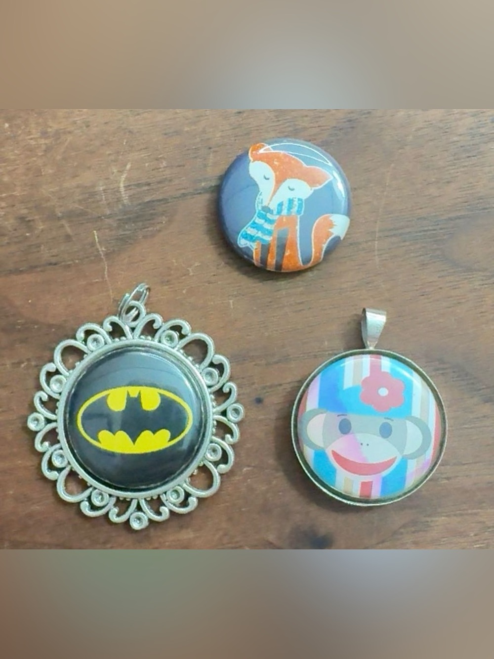 Silvertoned Magnetic Interchangeable Jewelry Pendants *READ*